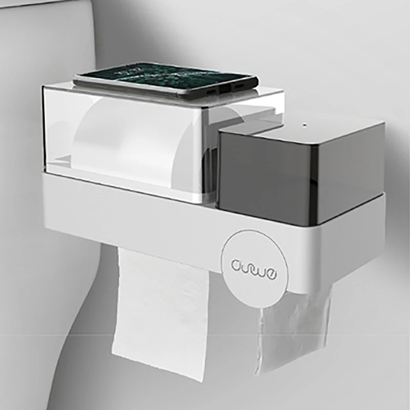 Водонепроницаемый настенный держатель для туалетной бумаги поднос подставка