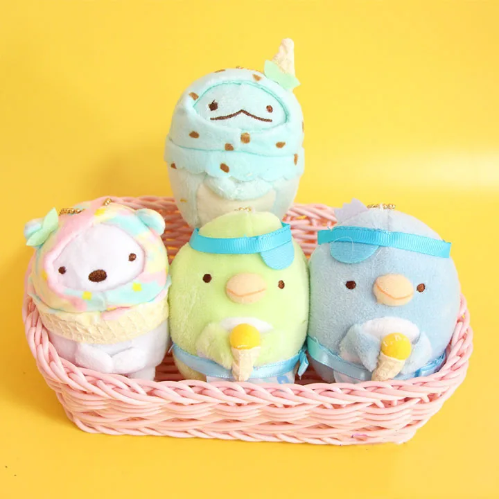 Оригинальный милый мультяшный Sumikko Gurashi еда мороженое медведь Пингвин ящерица
