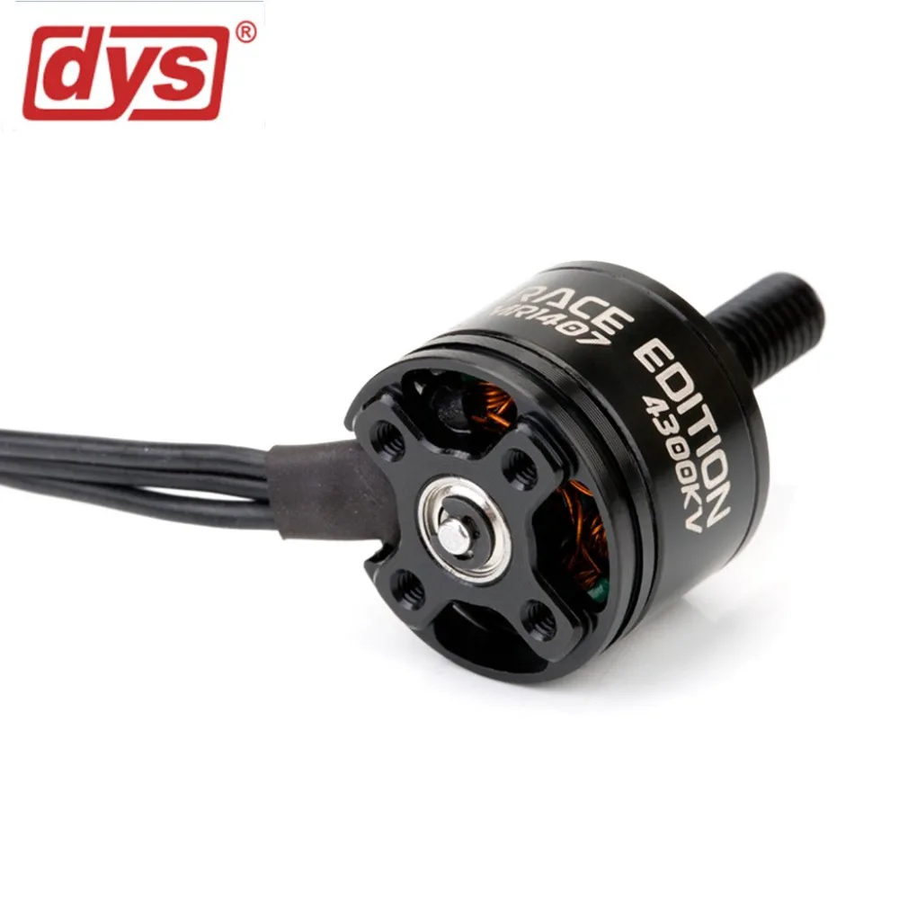 DYS 4 шт. MR1407 мотор 4300KV 3 4S бесщеточный двигатель полый вал для FPV гоночной