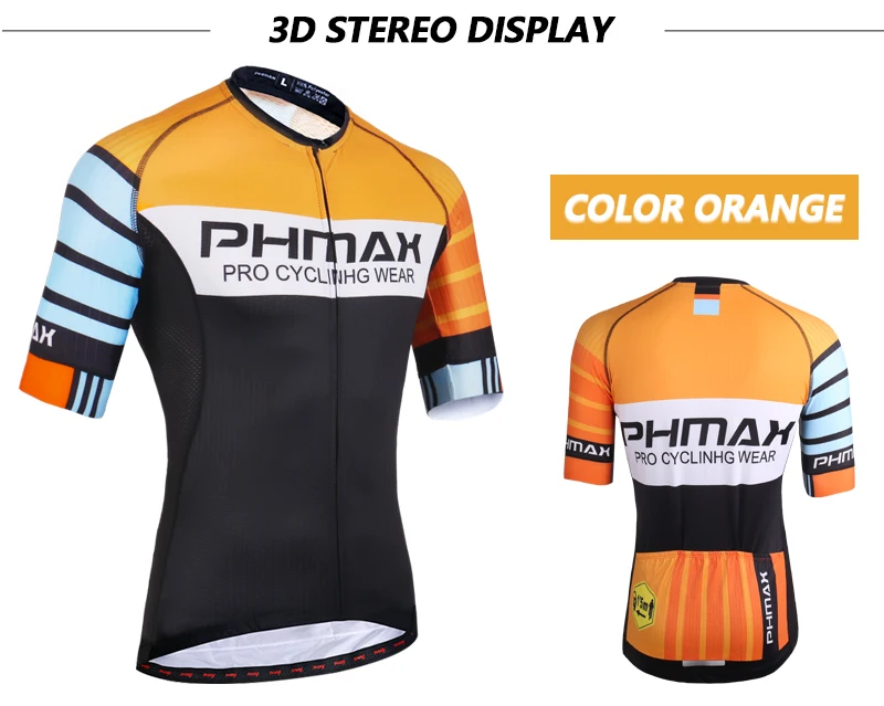 PHMAX Quick Dry jersey cycling Summer Short Sleeve MTB Bike Cycling Clothes Mountain Racing Bicycle Clothes Cycling Uniforms