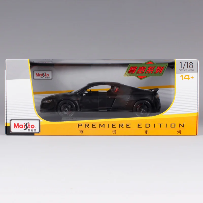 Maisto 1:18 Audi R8 спортивный автомобиль литая модель автомобиля игрушка в коробке 36190