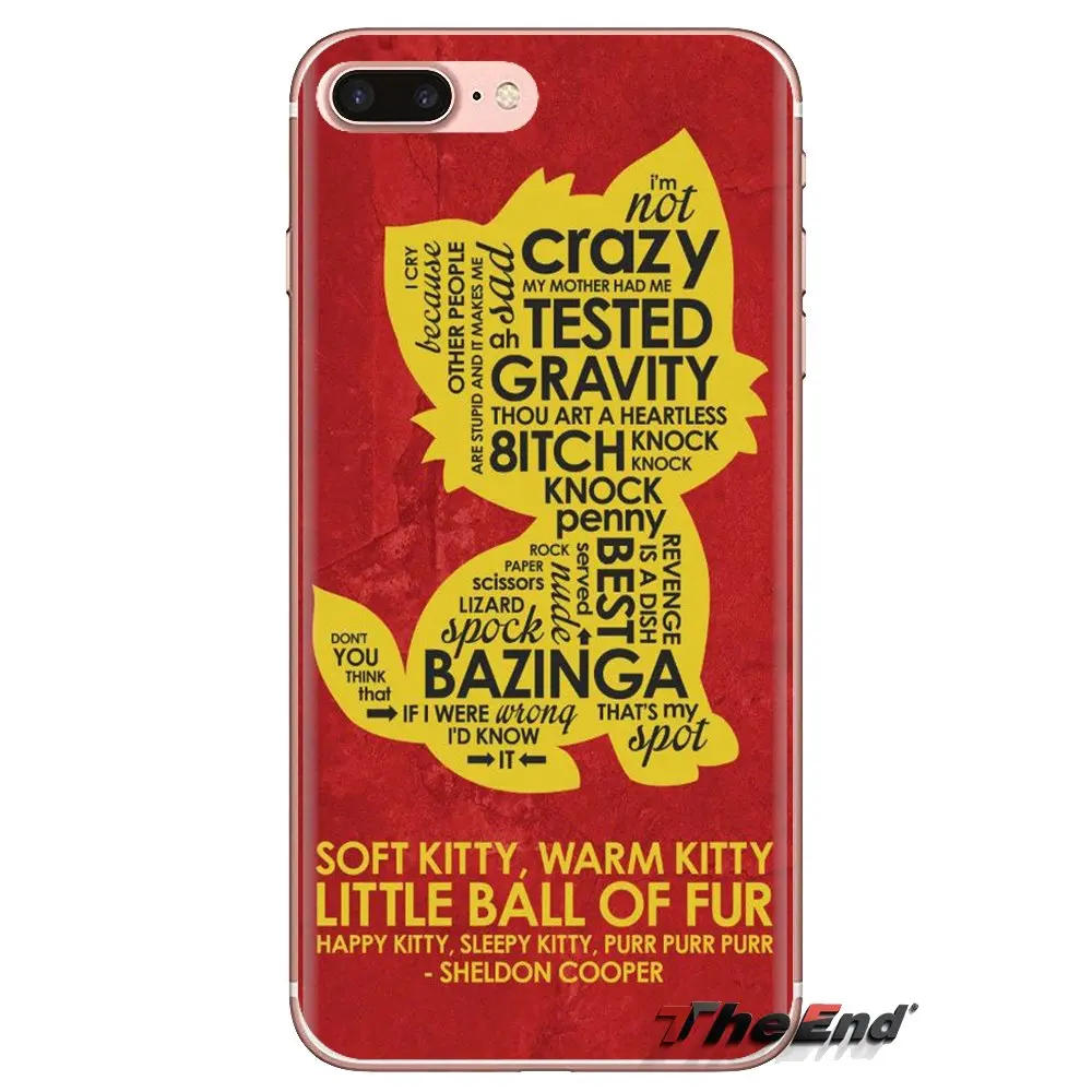 TPU Cases Big Bang Theory Kitty Sheldon Song Cat For Huawei G7 G8 P7 P8 P9 P10 P20 P30 Lite Mini Pro P Smart Plus 2017 2018 2019 |