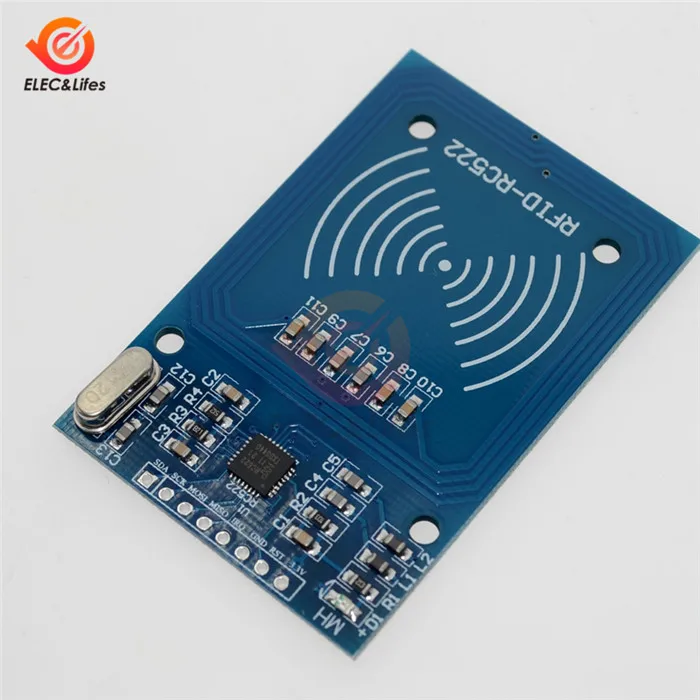 DC 3,3 В MFRC-522 RC522 RFID RF карты сенсор модуль 13,56 МГц S50 Fudan карты IC брелок сенсор модуль для Arduino Raspberry Pi - Цвет: RFID-RC522 module