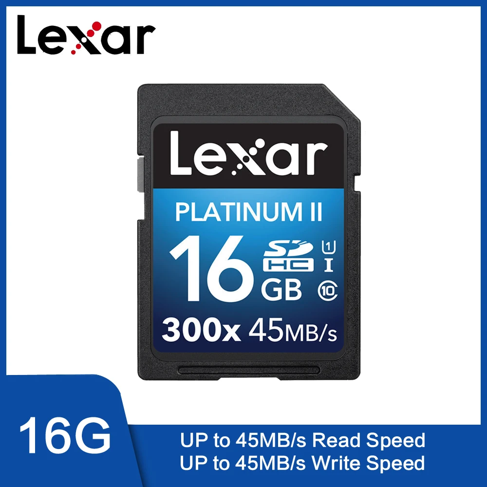 Lexar оригинальный corriendo de la venta caliente para el Sd Tarjeta32 Гб 64 ГБ флеш накопитель Platinum Ii 45