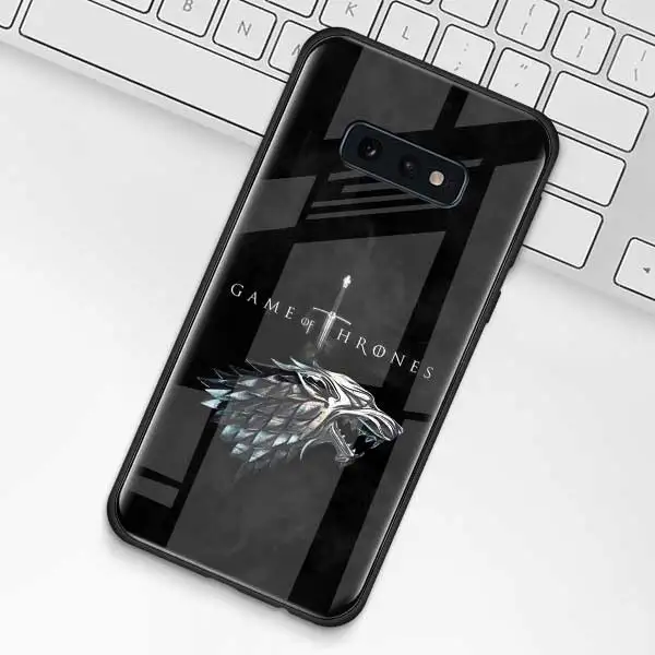 009 Чехол из закаленного стекла для samsung Galaxy S10 S10e S9 S8 S10 Plus Note 9 A50 A30 - Цвет: 009