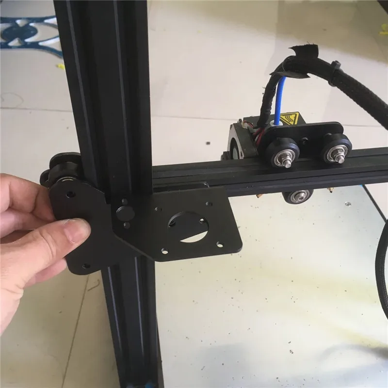 Creality CR-10S Ender 3 3D принтер двойной экструдер двойной Z axis upgrade plate kit алюминиевый двойной экструзионный крепеж