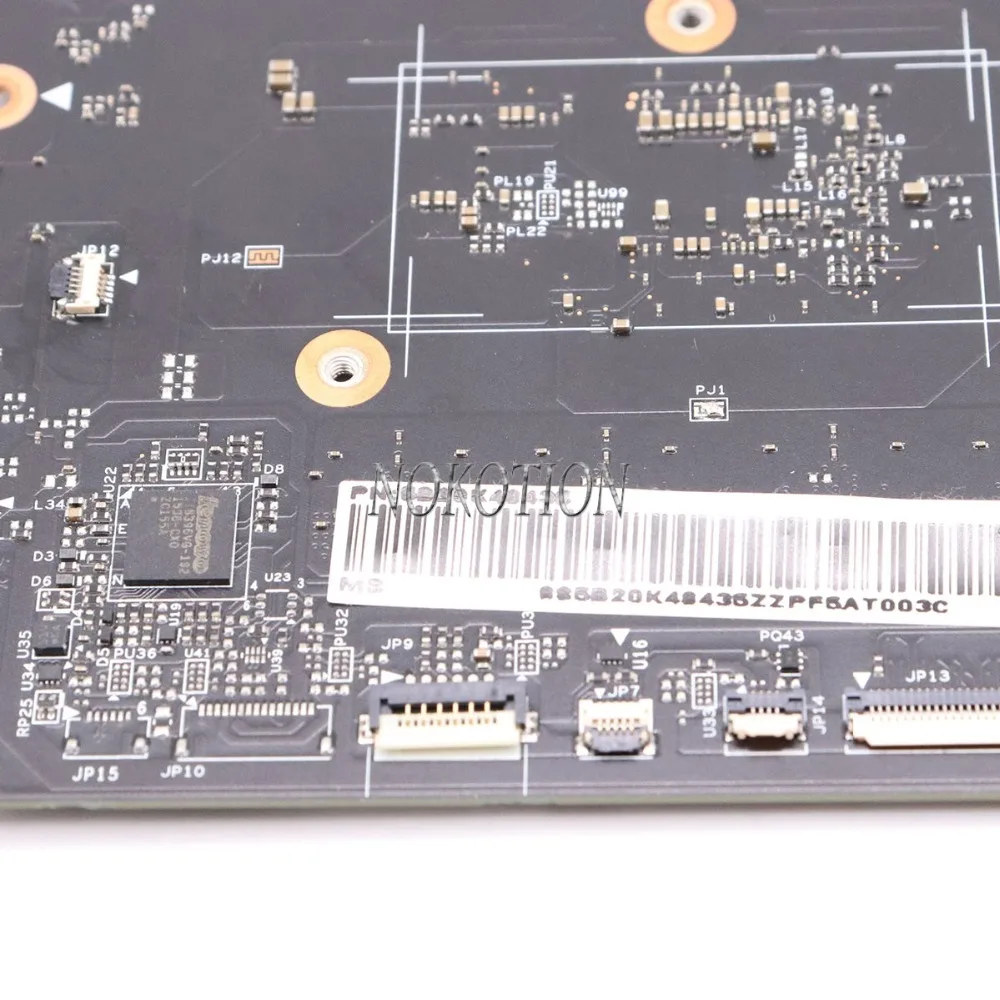 NOKOTION Фирменная Новинка FRU 5B20K48435 материнская плата для ноутбука lenovo yoga 900 13isk BYG40 NM