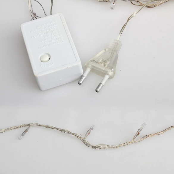 Желтый Цвет 10 М 100 СВЕТОДИОДОВ Строка Фея Света Партии Рождественская Елка Мигает