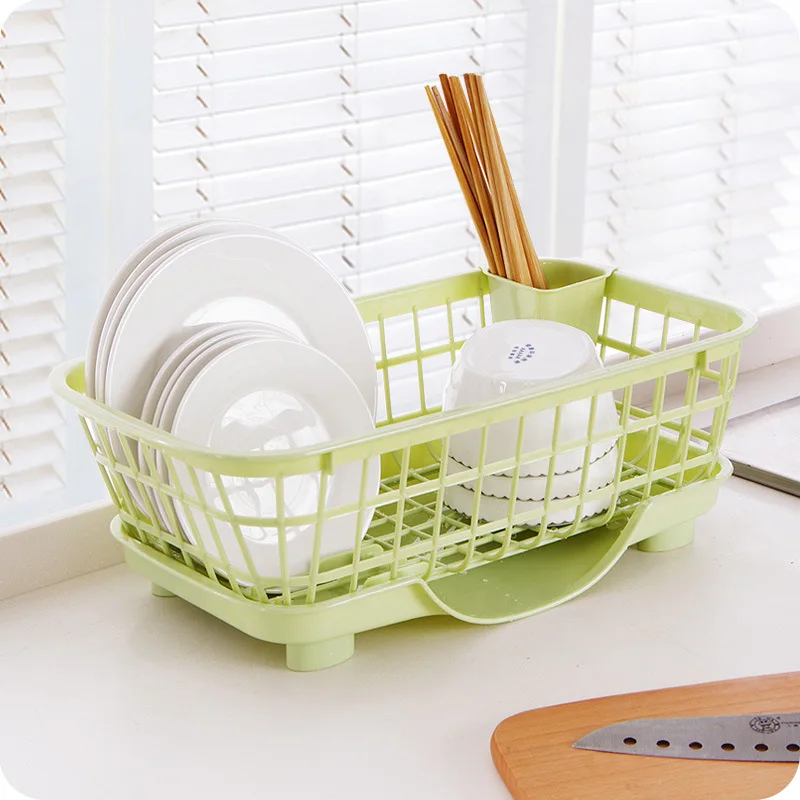 Kitchen Dishes Draining Rack Plastic Cupboard Chopsticks Tableware Storage Box Drying Shelves | Дом и сад