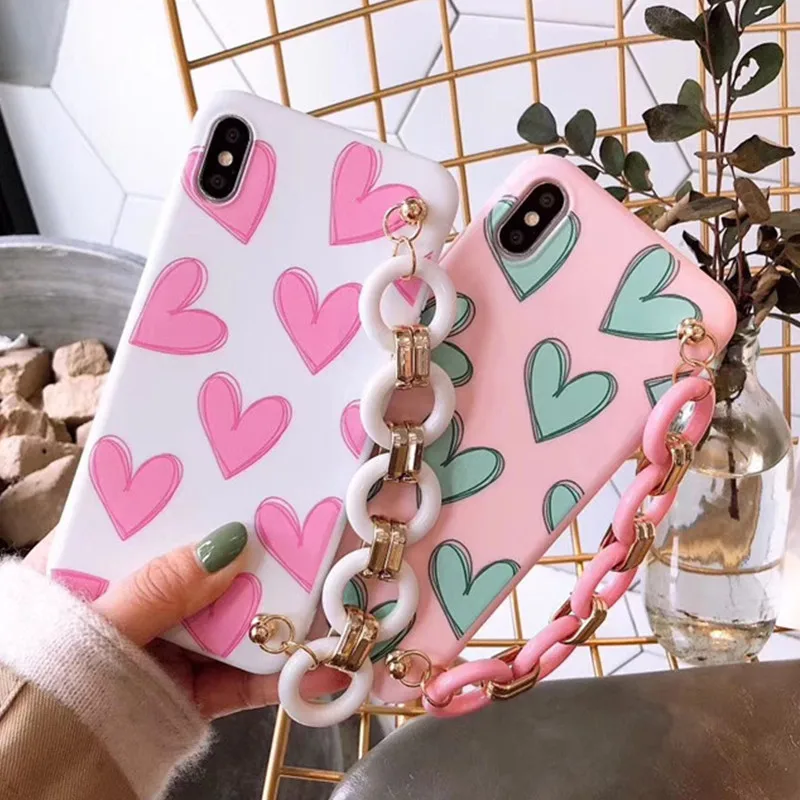 Модный чехол для iPhone 6 S 7 8 Plus X XR XS Max карамельный цвет мягкий из ТПУ |