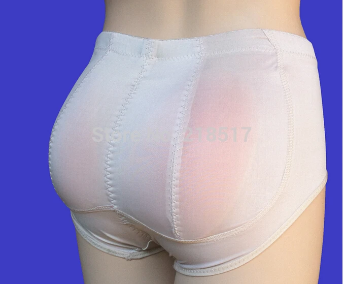 

2 Silica Silicone Underwear Panties Insert Pants Padded Shaper Knickers Buttock Backside Bum Padded Butt Enhancer Hip Up