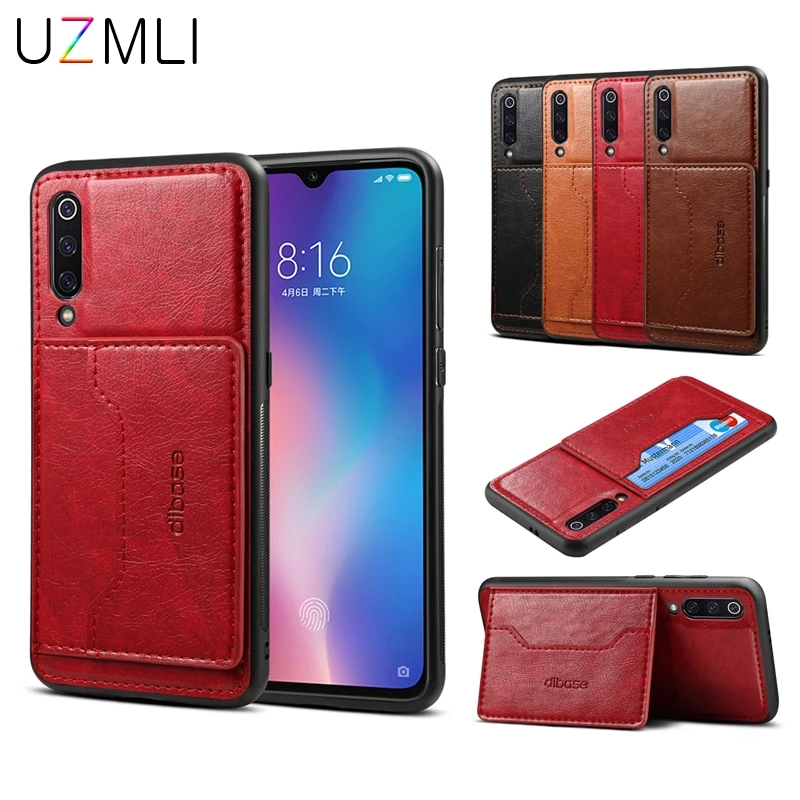 Ретро Кожаный чехол для Xiaomi mi 9 8 6X 9SE pocophone F1 x 3 телефона Red Note7 GO 7 Y3 задняя крышка с