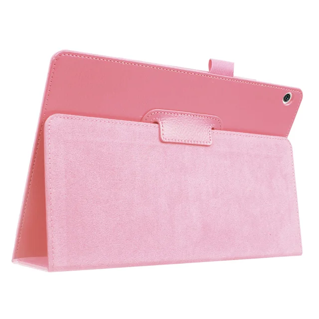 Pink Из искусственной кожи чехол для huawei MediaPad T5 10 Крышка для huawei Медиа Pad AGS2-W09 AGS2-L09 AGS2-L03 AGS2-W19 10,1 дюймов крышка чехол s - Цвет: Pink