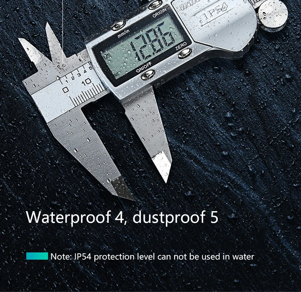 IP54 доказательство воды 0-150/200/300 мм ABS происхождения цифровой суппорт Электронный цифровой штангенциркуль с нониусом, микрометр Digitaler Messschieber