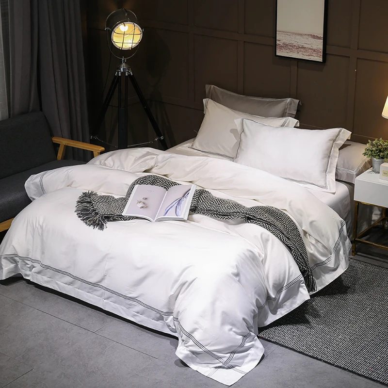 Новинка 4 шт. хит продаж дизайнерское роскошное постельное белье из египетского