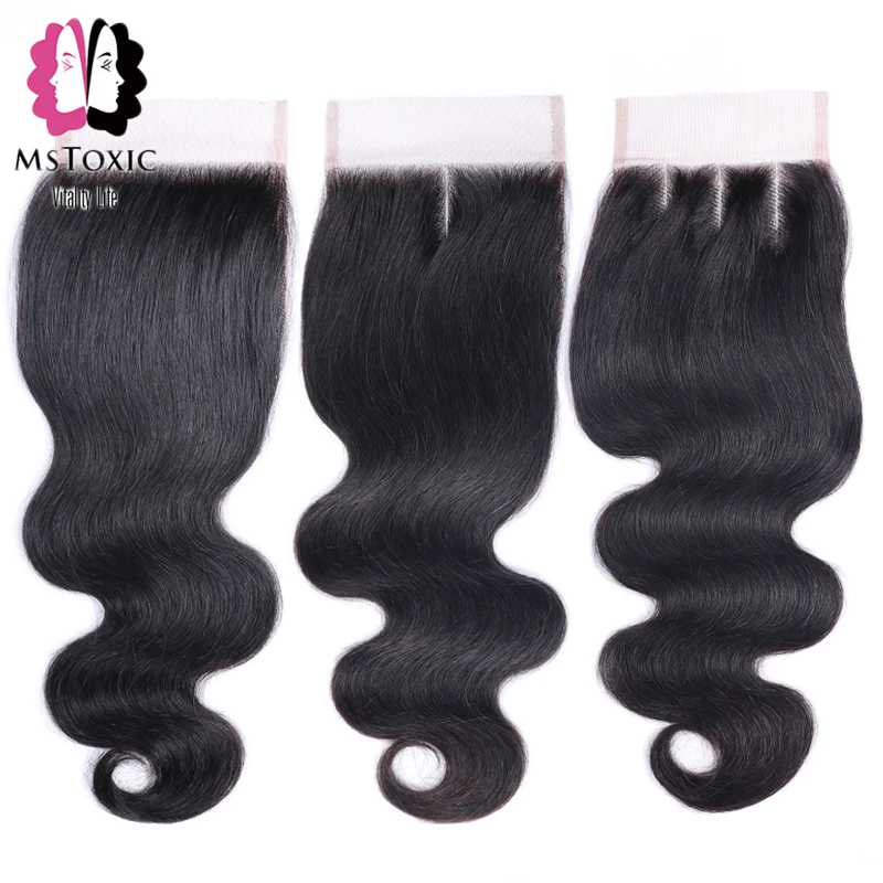 Волнистые пучки Mstoxic с застежкой бразильские пупряди волос человеческих без