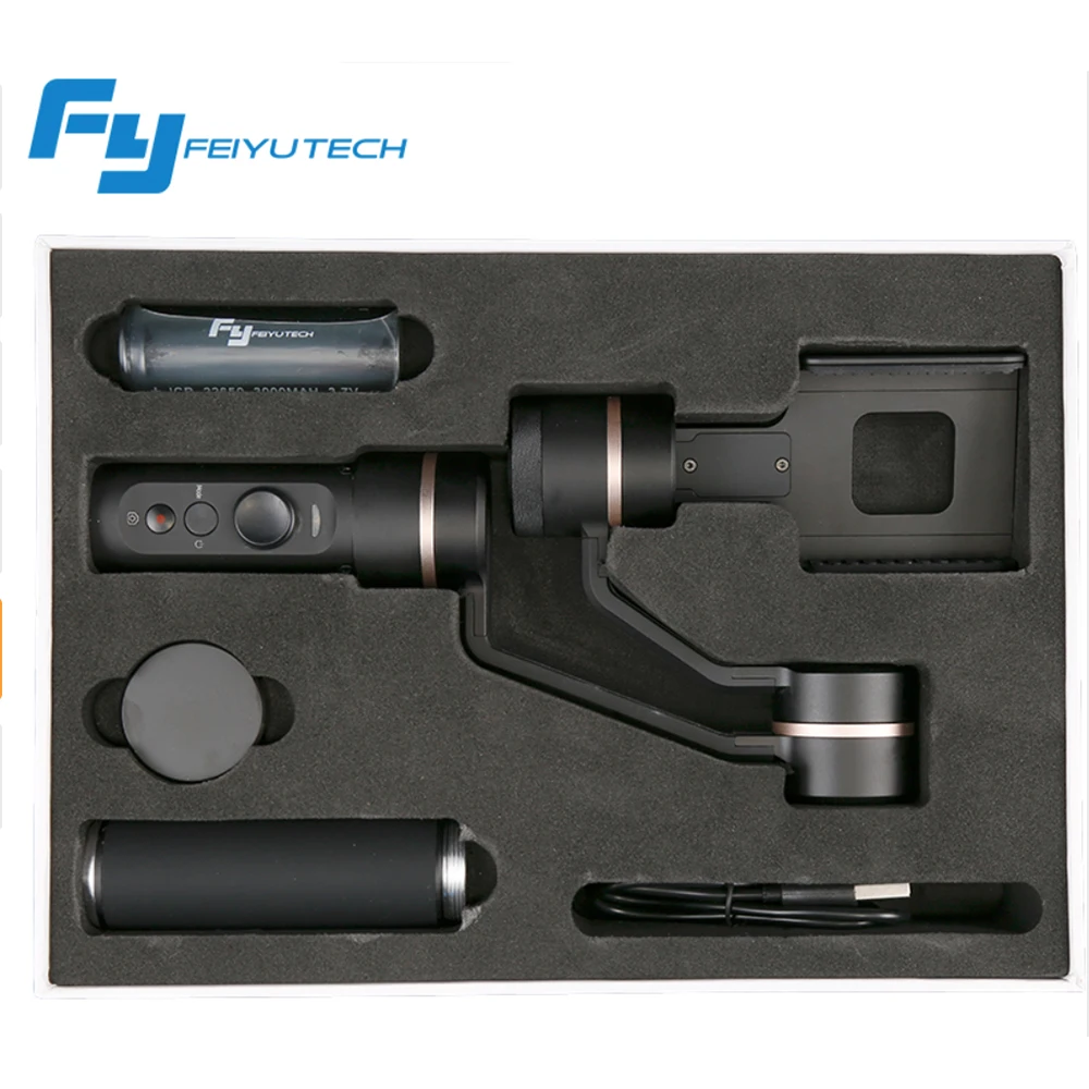 Newe FeiyuTech FY SPG C 3-Axis Handheld Gimbal Stabilizer and remote for Smartphone iphone HUAWEI with New Zoom Button | Электроника