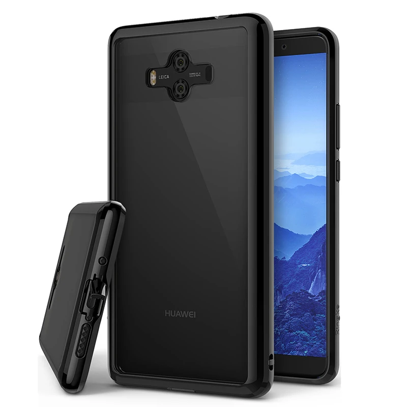 Ringke Fusion для huawei mate 10 Чехол прозрачный PC задняя крышка мягкая TPU гибридная рамка - Цвет: Ink Black