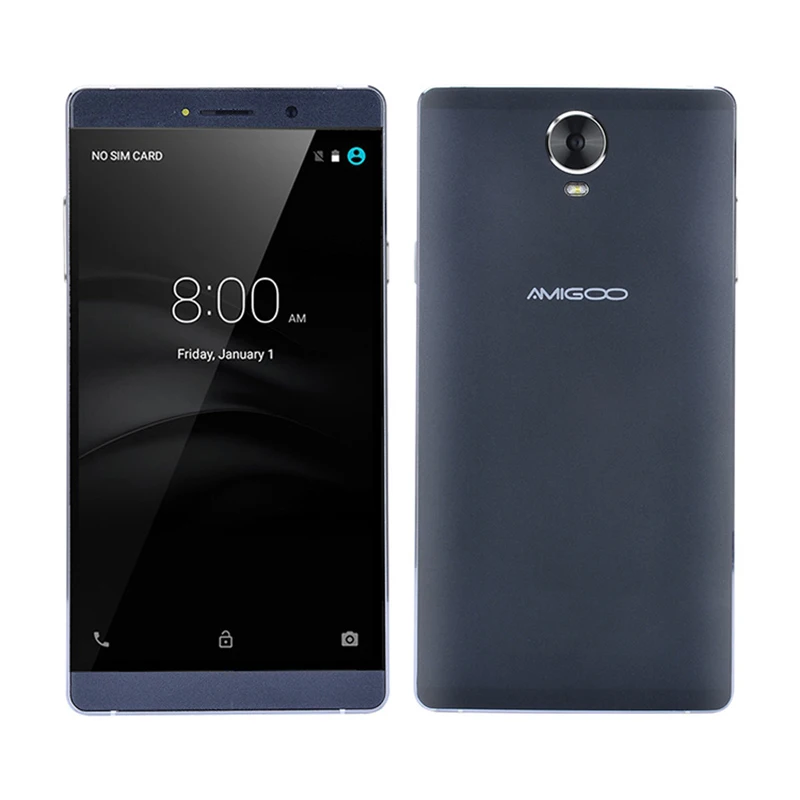 Amigoo M1 Max Сотовый Телефон MTK6580 1.3 ГГц Quad Core 6.0 дюймовый Большой Экран QHD Android 5.1 5MP 8 Г ROM