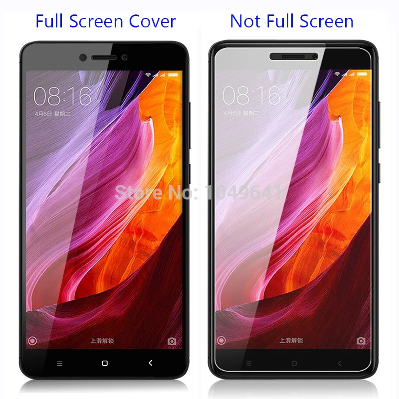 Полноэкранное закаленное стекло для Xiaomi Redmi Note 4 глобальная версия 4X/Redmi 4X64 GB