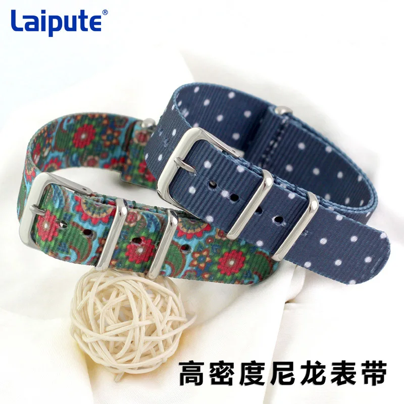 14 Colors Wholesale Heavy Duty Nylon Watchband NATO Strap 20mm 18mm Nylon Replacement Watch Band accessories