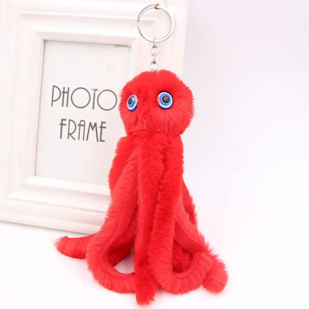 Squidward wool ball key clasp hanging piece Octagon fish cute bag | Багаж и сумки