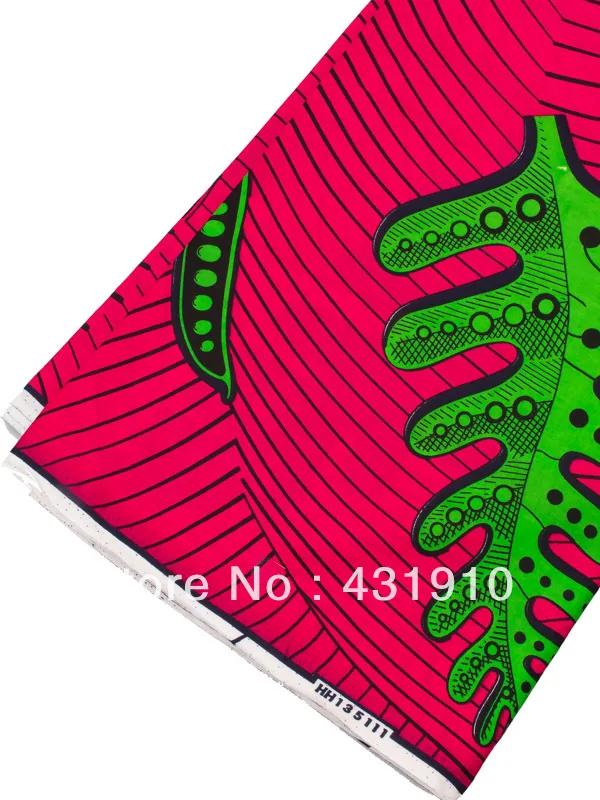 Wholesale African Fabrics Real Wax Prints Fabric Material 100% Cotton 6 Yards For Sewing Clothing rw135111_1 | Дом и сад