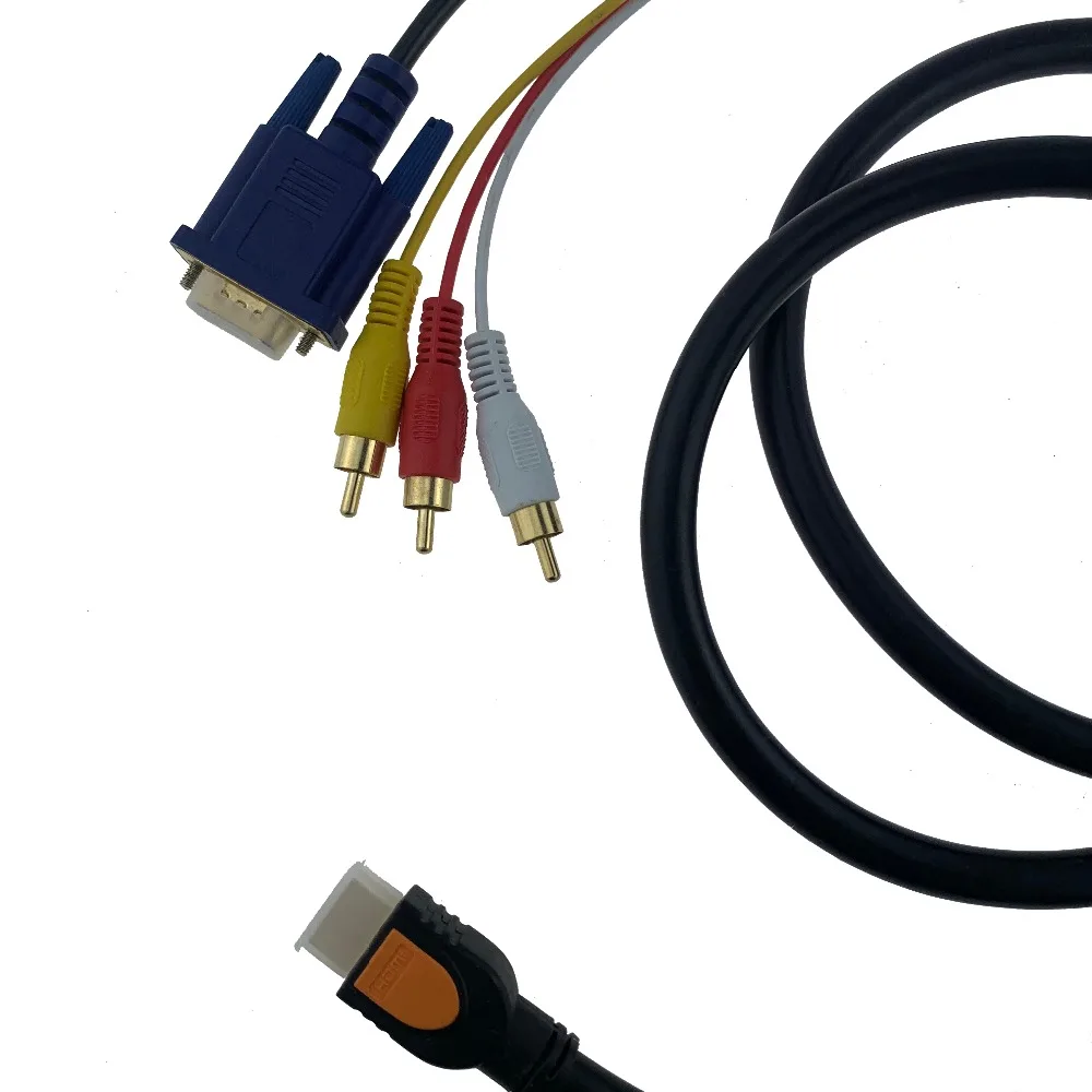 Кабель HDMI/AV VGA 1 5 м черный | Электроника