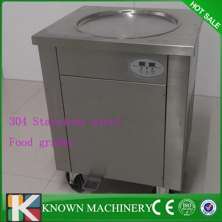 Высокие компрессоры R410A хладагент 110В/220В машина для жарки мороженого с верхним