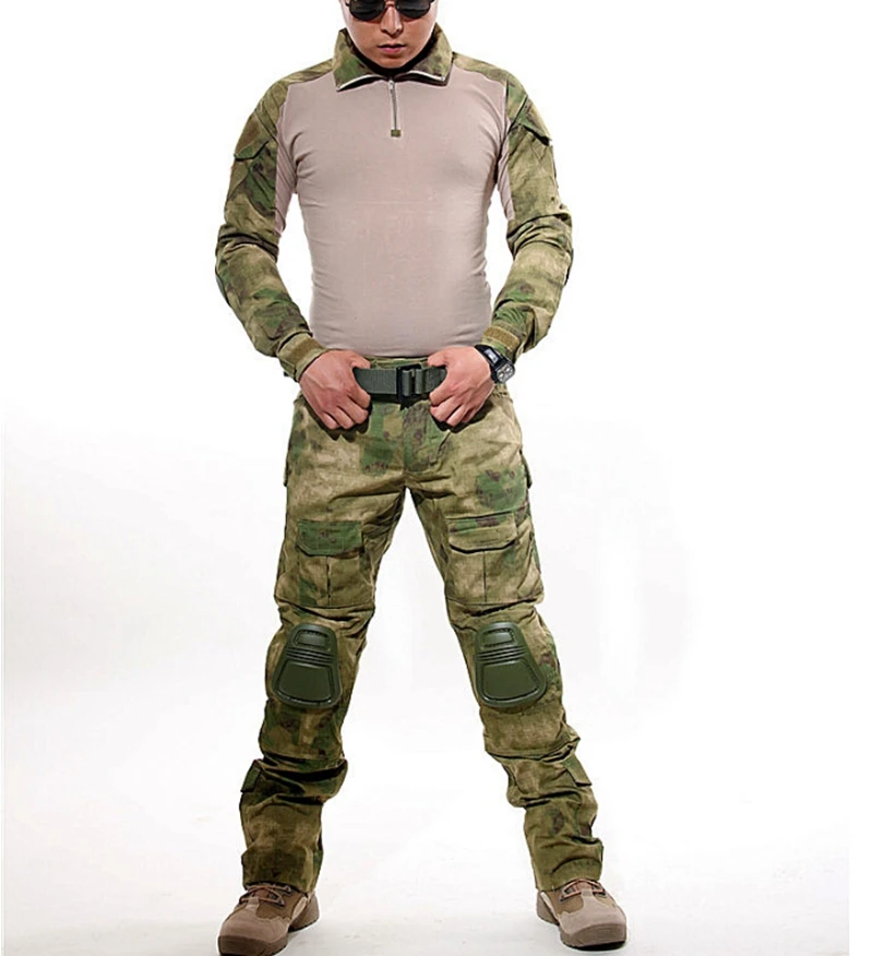 Уличная одежда для охоты тактическая боевая униформа камуфляжный костюм брюки и