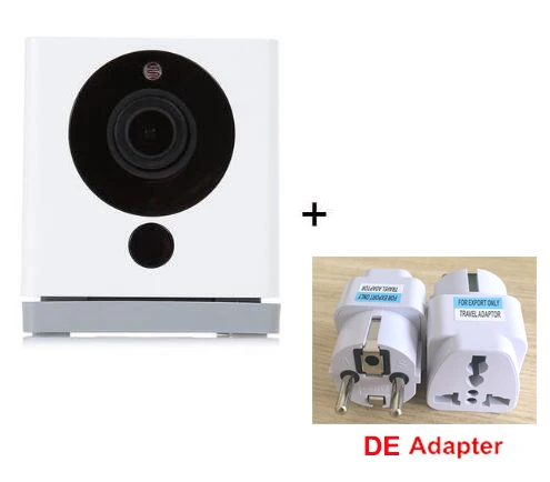 add DE plug Оригинальная портативная мини-видеокамера Xiaomi Xiaofang 1080P с цифровым зумом и ночным видением, 8-кратный цифровой зум, Wi-Fi приложение для управления - Цветной: add DE plug