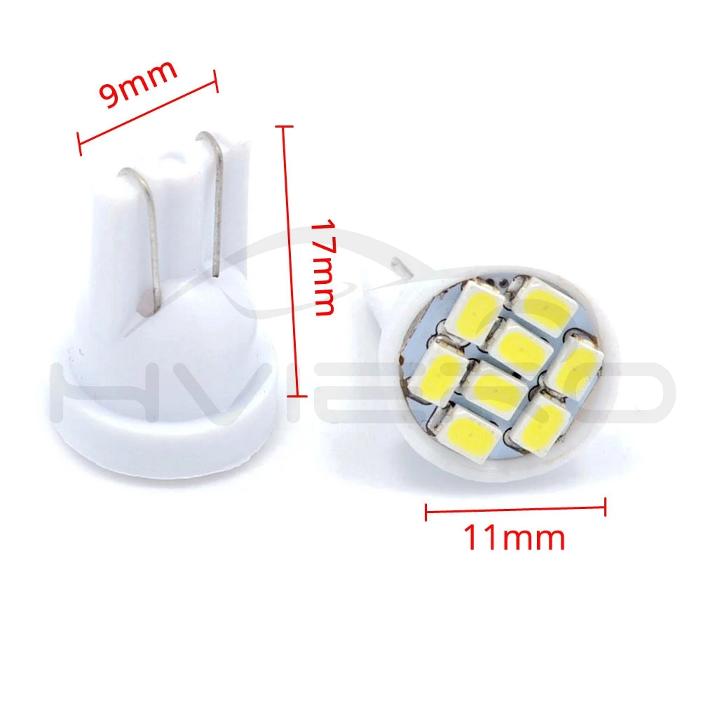 10X автомобильный Led T10 W5W 168 147 152 светильник номерного знака Лампа для багажника