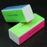 Wholesales professional nail art care beauty 4 Steps quare Nail file grind sand nails polished article 500pcslot free shipping