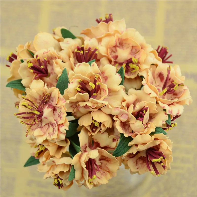 Мини головка из вспененного полиэтилена одноцветная 4 5 см 10 шт./набор|foam flowers|rose