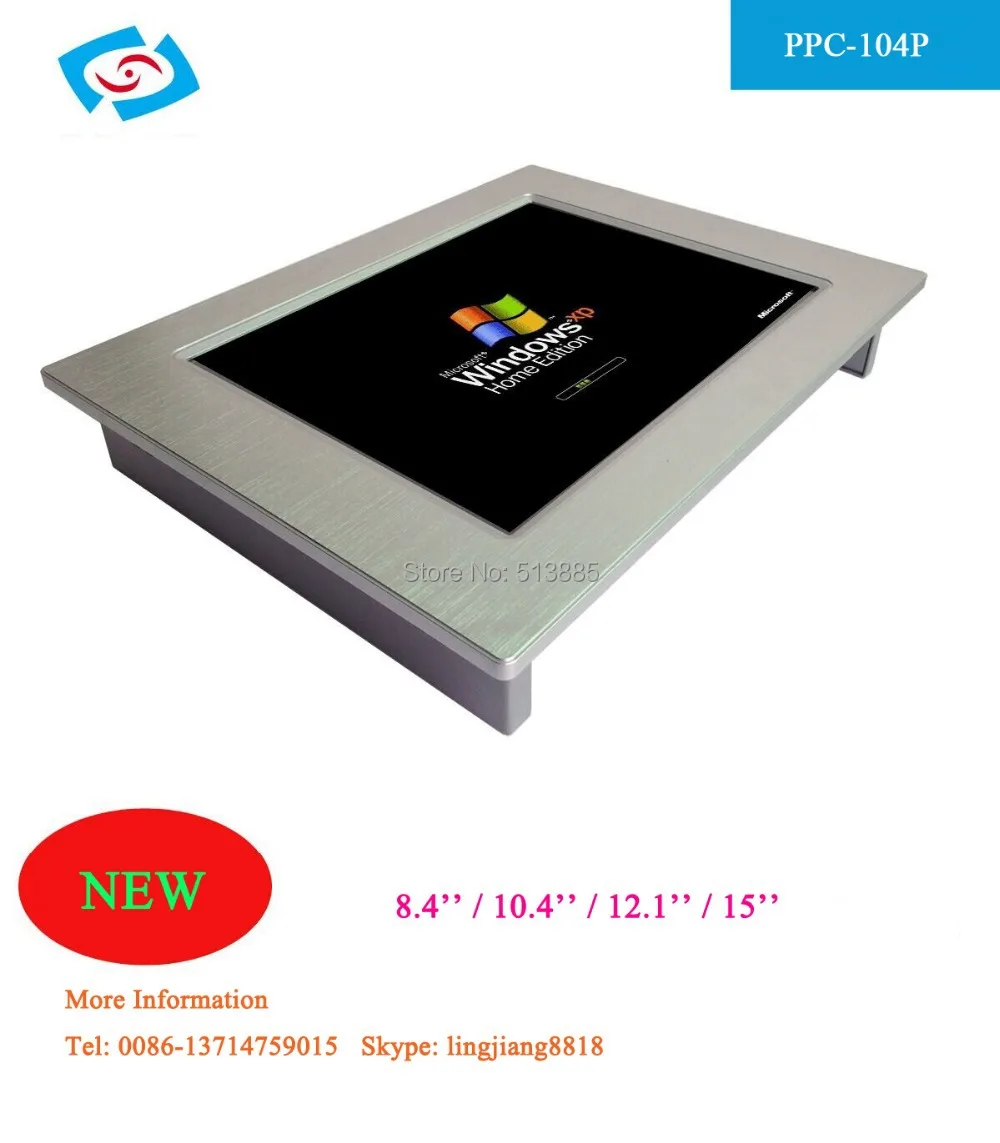 

Hot Sale 10.4" Industrial Panel PC/ Fanless/ D2550CPU/2GB DDR3/16GB SSD / PPC-104P