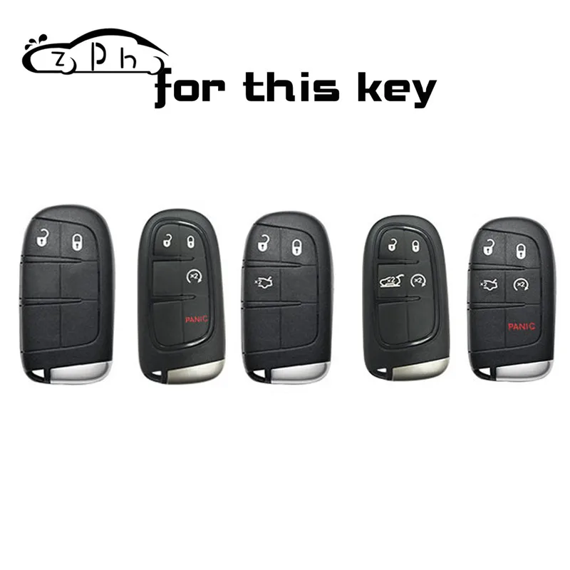 Силиконовый чехол для автомобильных ключей JEEP Grand Cherokee Dodge JCUV Дротика Journey Chrysler 300C