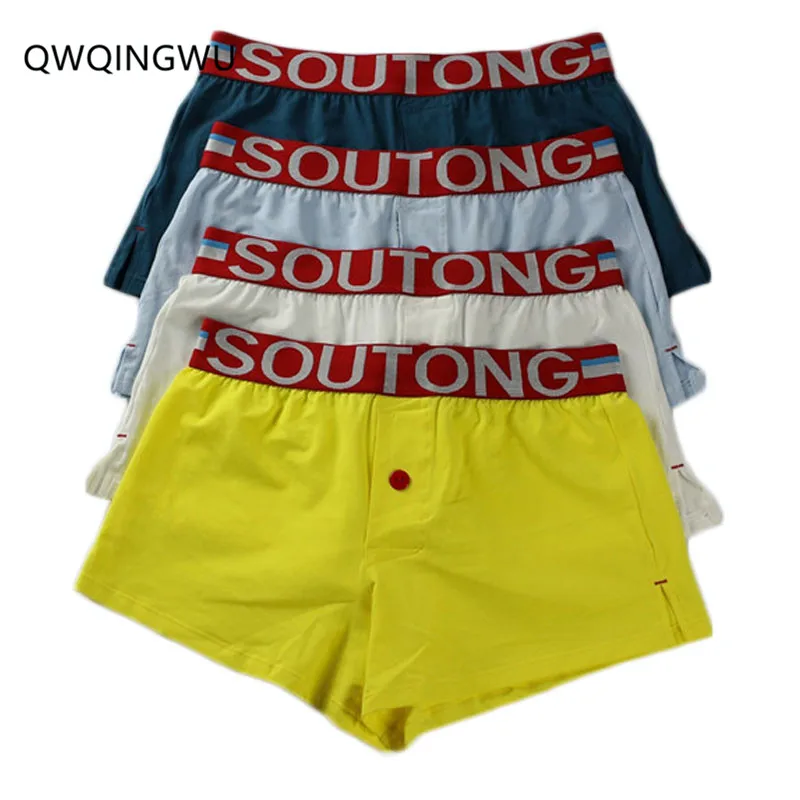 4 шт./лот нижнее белье мужские боксеры хлопковые трусы мужское Cueca Homme Boxershorts
