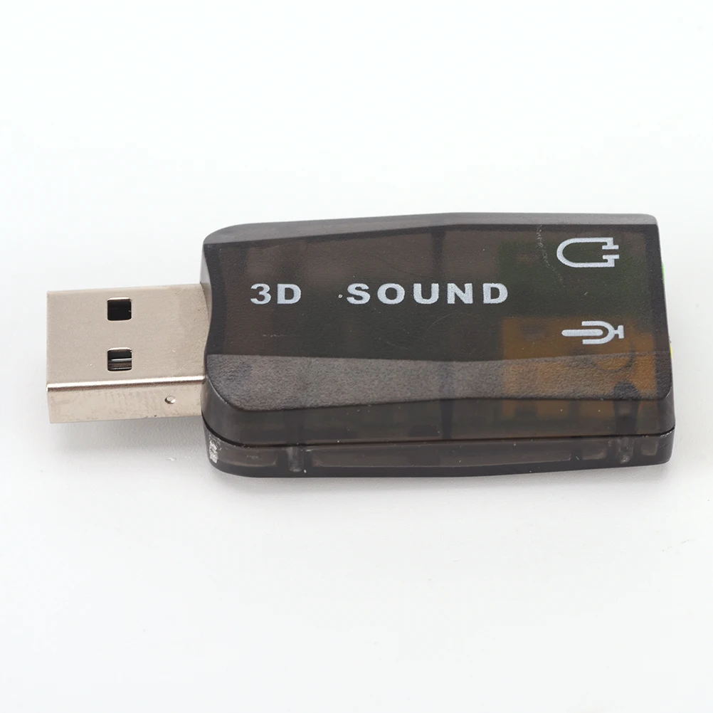 USB 3D Звуковая карта аудио 5 1 Внешняя звуковая адаптер мини динамик интерфейс