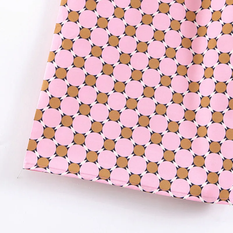 NSZ женские широкие брюки в горошек с эластичной резинкой на талии Свободные