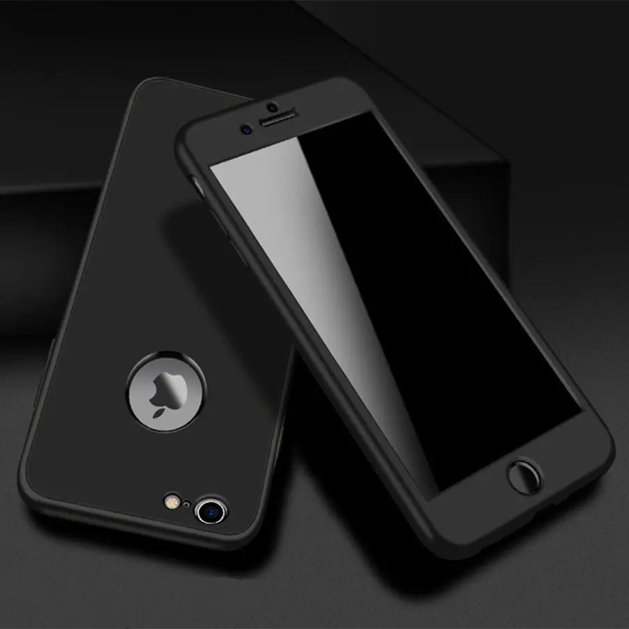360 Полный чехол для телефона для iphone X XR Xs Max Мягкий силиконовый чехол для iphone 8 7 Plus 6 6s Plus 5 5S SE роскошный чехол s