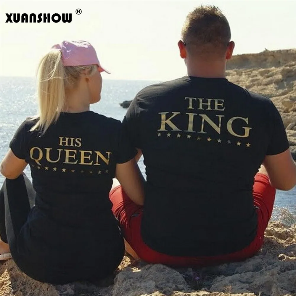Рубашка XUANSHOW Lovers модная повседневная мужская футболка с коротким рукавом
