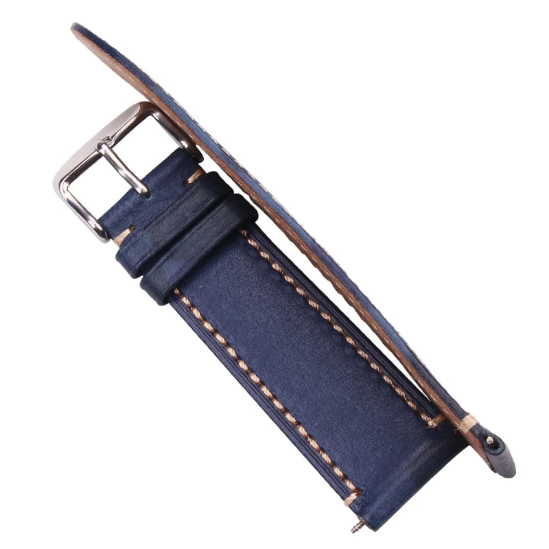 Ремешок HENGRC из воловьей кожи для мужчин и женщин винтажный браслет наручных