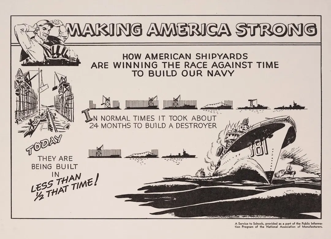 Винтажный Американский выпуск 2 мировой войны пропагандистский постер