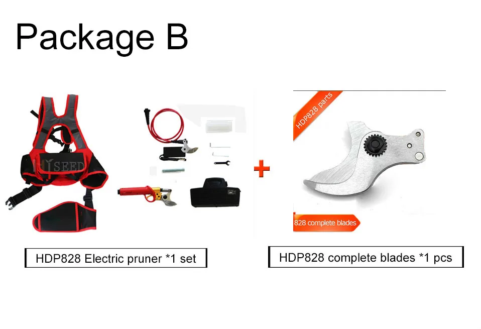 Promotion package B HDP828 Электрический секатор секаторы продвижение посылка, добавить запасные части по более низкой цене - Цвет: Promotion package B
