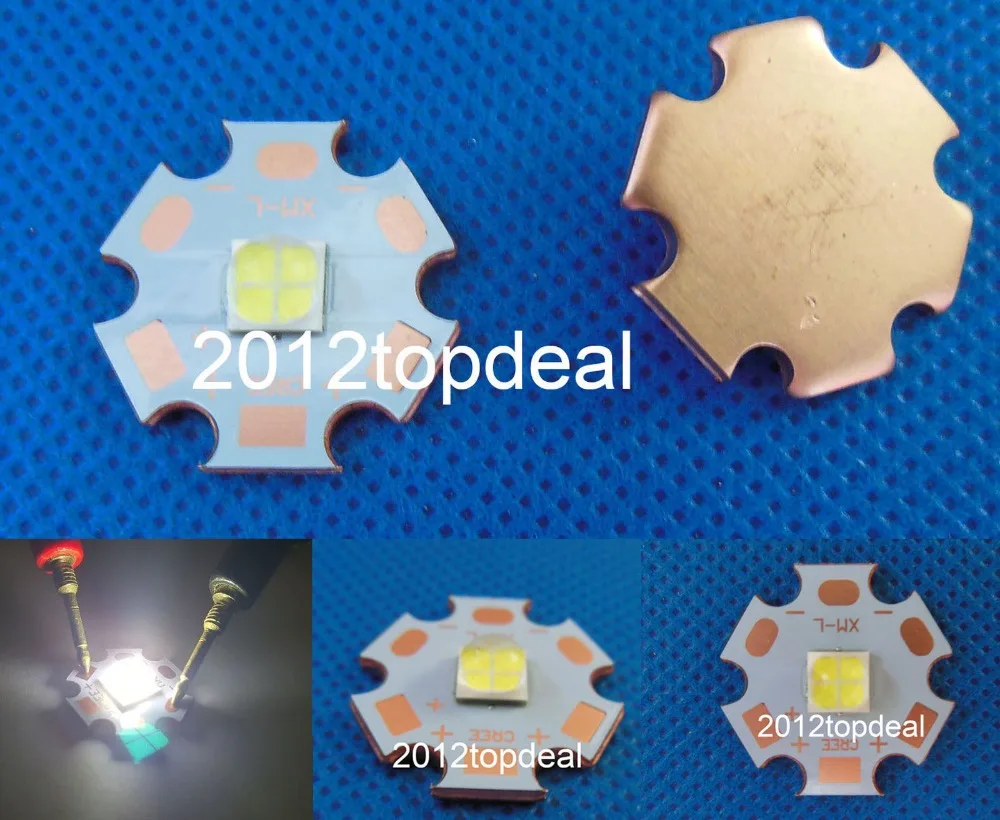 CREE XHP50 XHP70 6500K холодный белый СВЕТОДИОДНЫЙ Излучатель Чип 6 в 12 В с 16 мм 20 Alumium Cooper PCB |