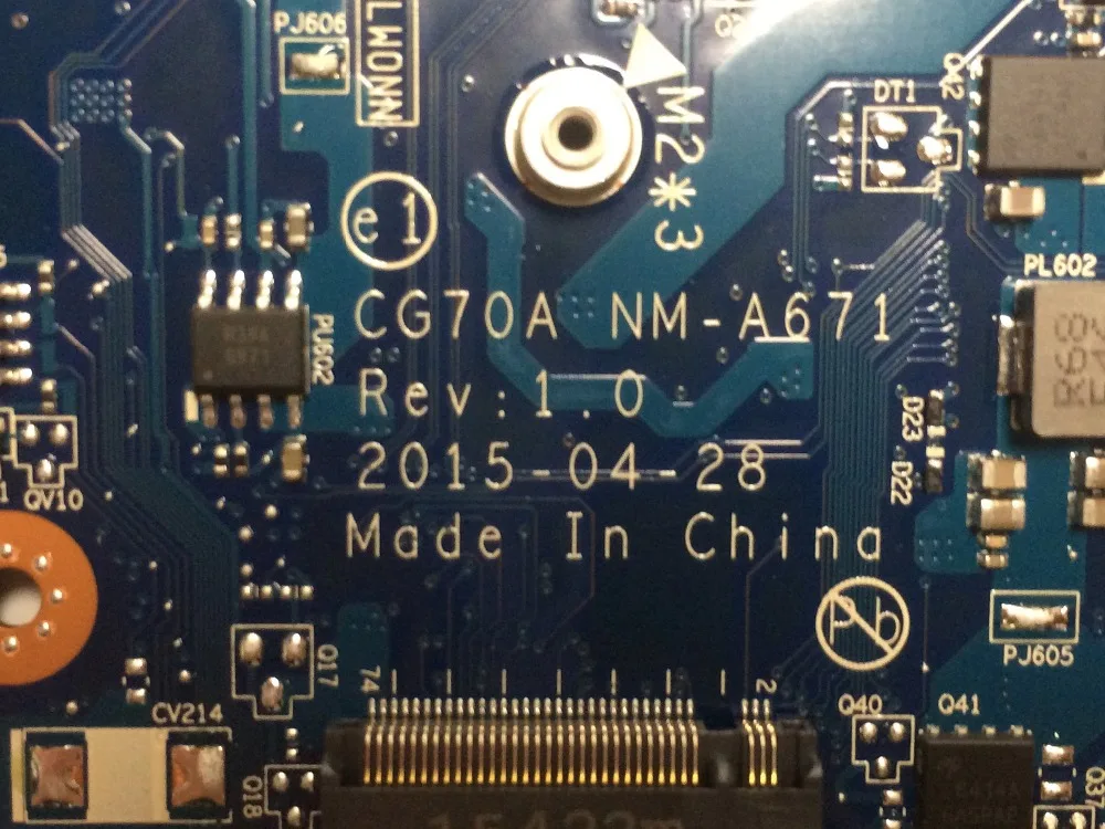 CG70A NM-A671    Lenovo G70-35      A4-6210 CPU