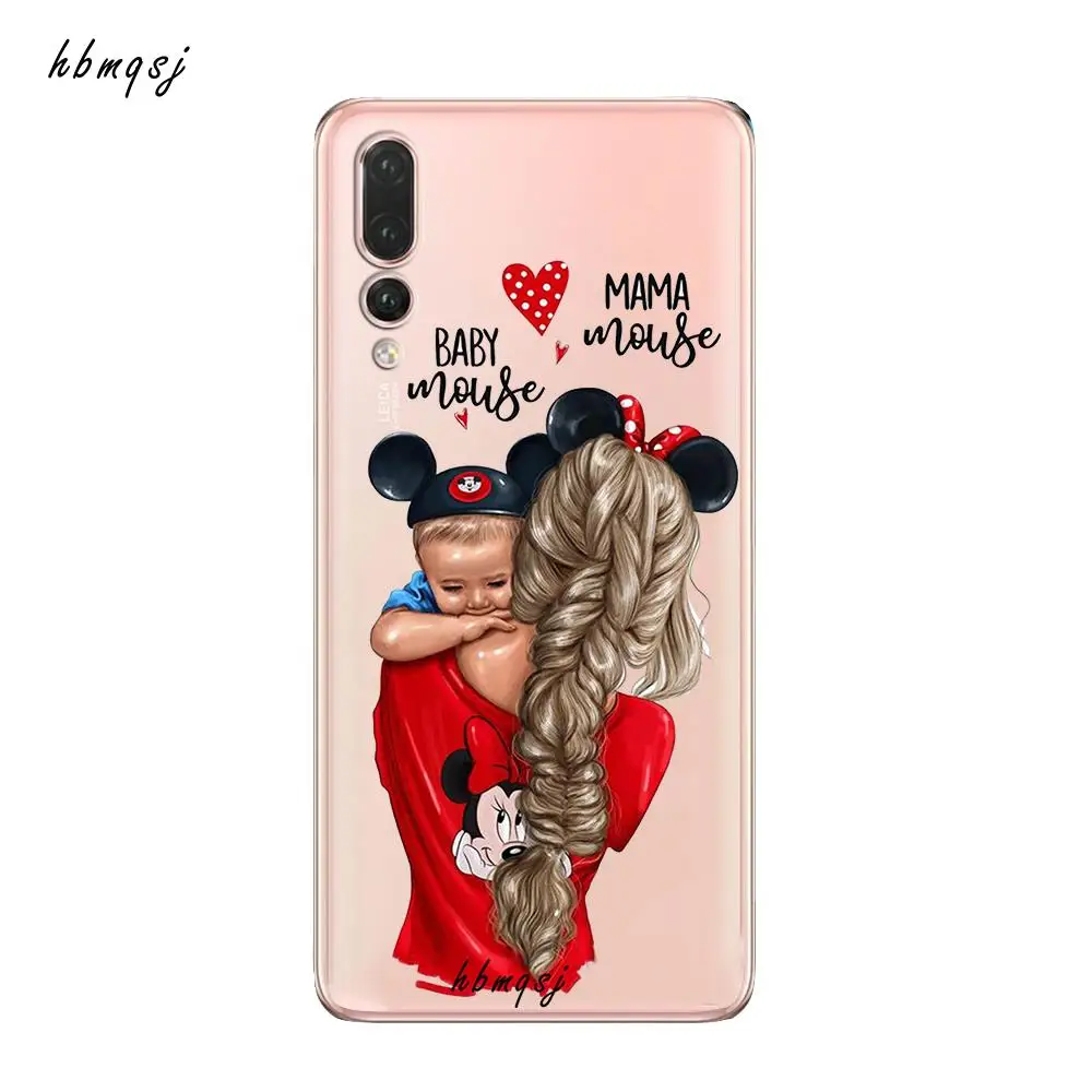 Чехол с мультяшным рисунком для huawei mate 10 lite силиконовый мягкий милый