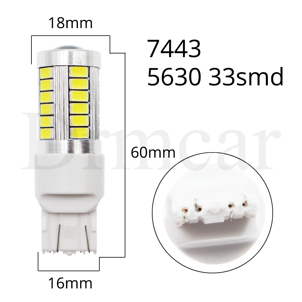 Белый, красный, желтый 1156 BA15S 1157 BAY15D 7443 3157 P21 33SMD 5730 автомобильный тормозной светильник, задние лампы, сигнал поворота, автомобильные задние лампы заднего хода