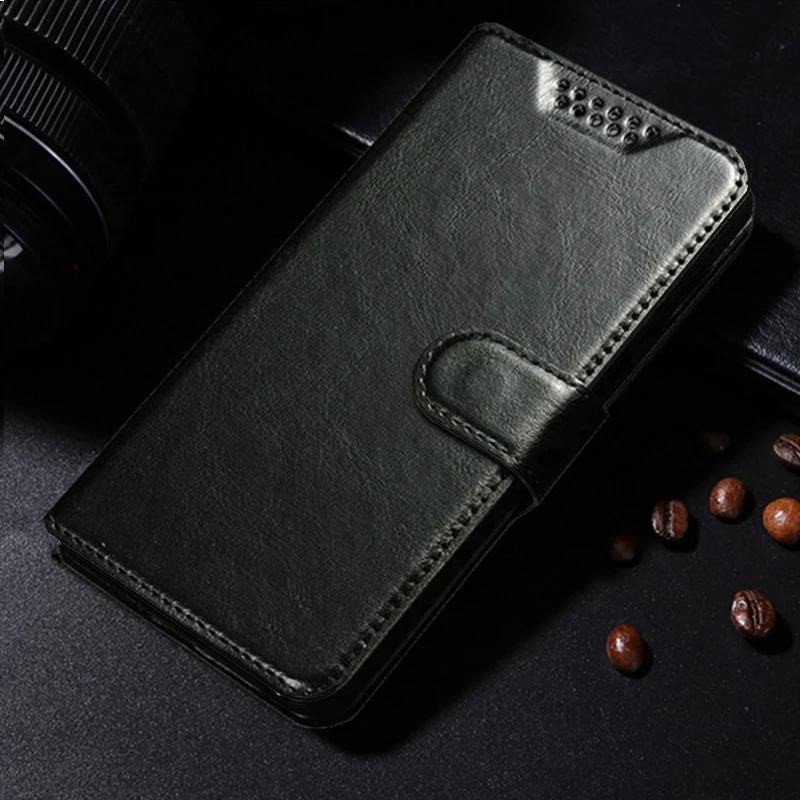 Coque чехол для телефона Jinga A400 A500 A502 Basco L1 L2 L3(N) L500 M1 4G M500 Neo S2 XS1 кожаный флип-чехол-бумажник чехол Fundas - Цвет: Black