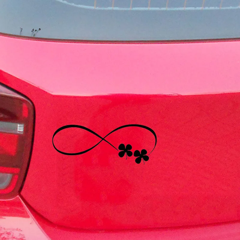 Листья клевера на удачу Очаровательная Наклейка Виниловая наклейка для